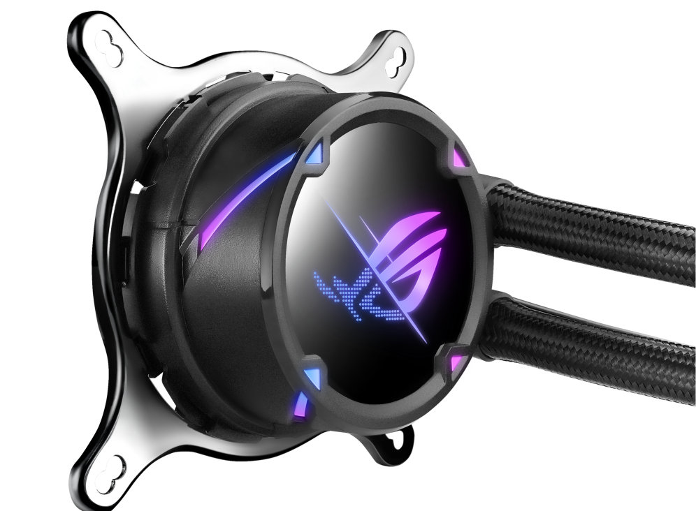 ASUS ROG Strix LC II 360 ARGB AIO Liquid CPU Cooler, With Aura Sync, Three ROG 120mm A RGB Radiator Fans Black