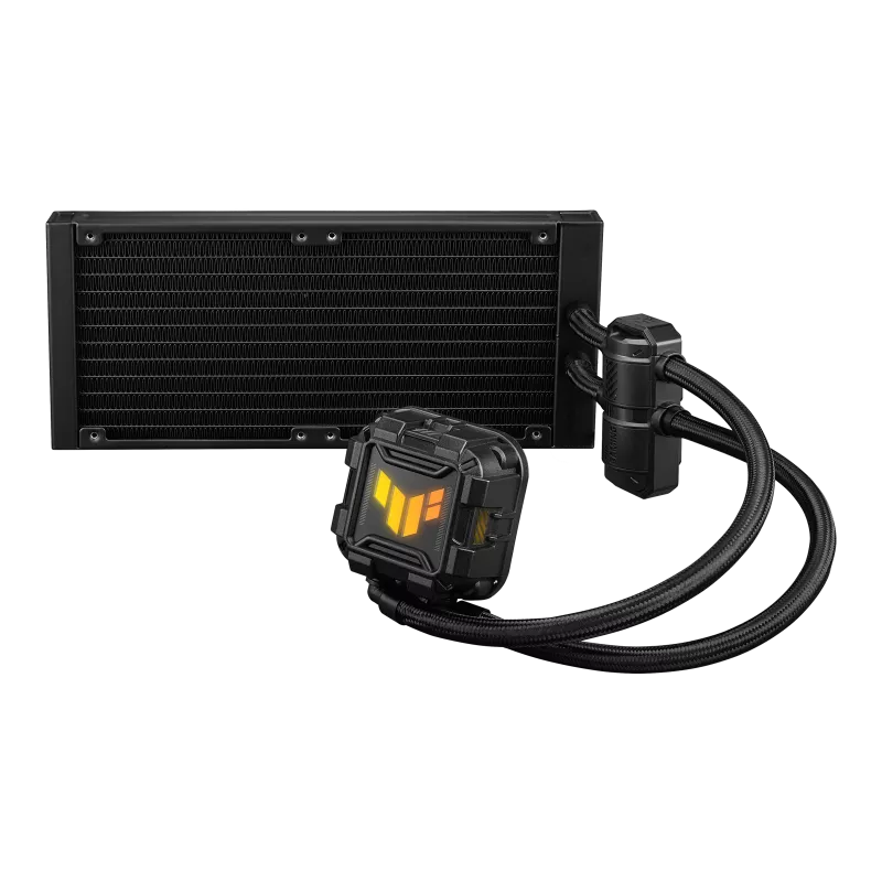 ASUS TUF Gaming LC II 240 ARGB Liquid Cooler With Aura Sync, 240MM Radiator, 2*120MM TUF ARGB Fans Black