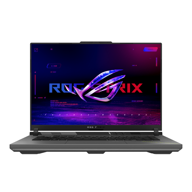 ASUS ROG Strix G16 AMD Ryzen 9 8940HX Processor Up to 5.3GHz NVIDIA GeForce RTX 5070 Ti Laptop GPU 12GB GDDR7 32GB DDR5-5200Hz 16-inch FHD+ 165Hz IPS-level - Eclipse Gray