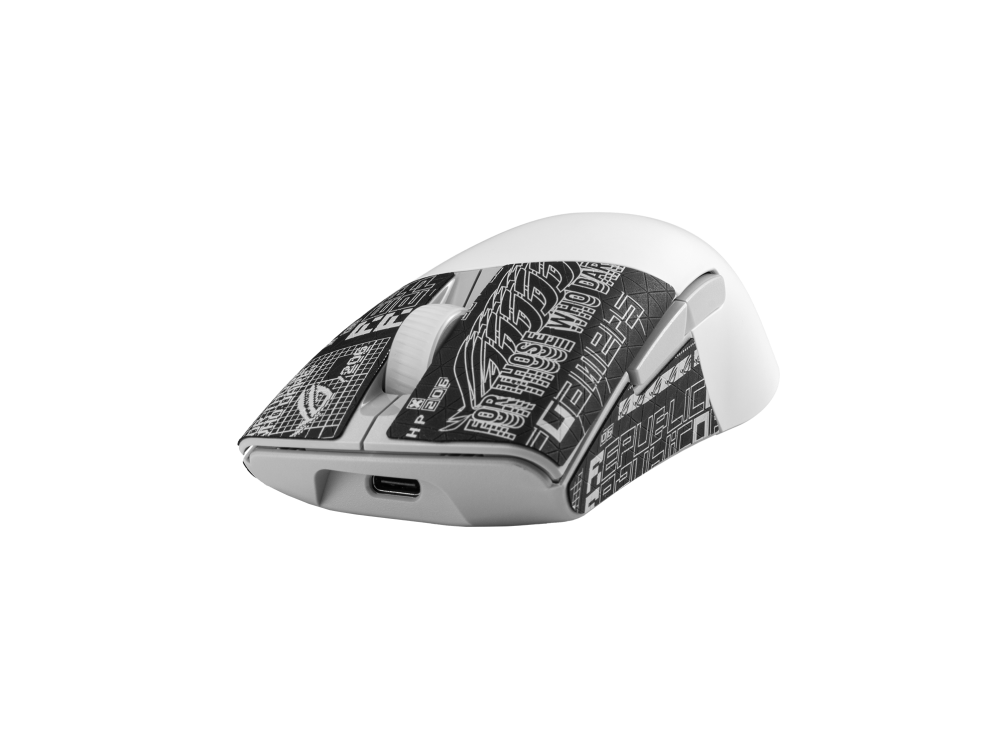 ASUS ROG P709 KERIS WIRELESS AIMPOINT WIRELESS GAMING MOUSE WHITE