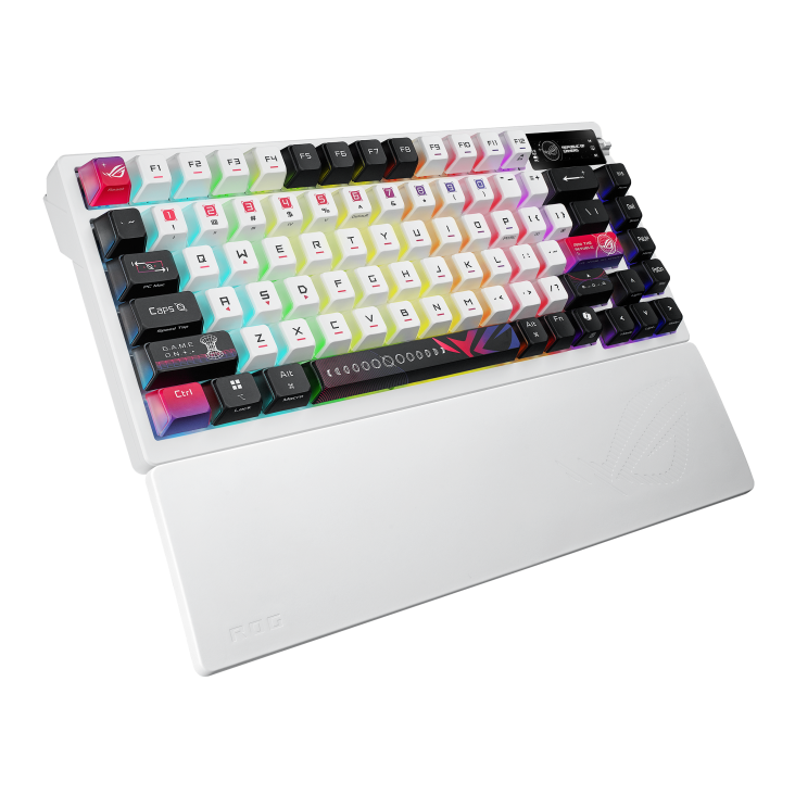 ASUS ROG M704 AZOTH X 75% WIRELESS MECHANICAL GAMING KEYBOARD WHITE