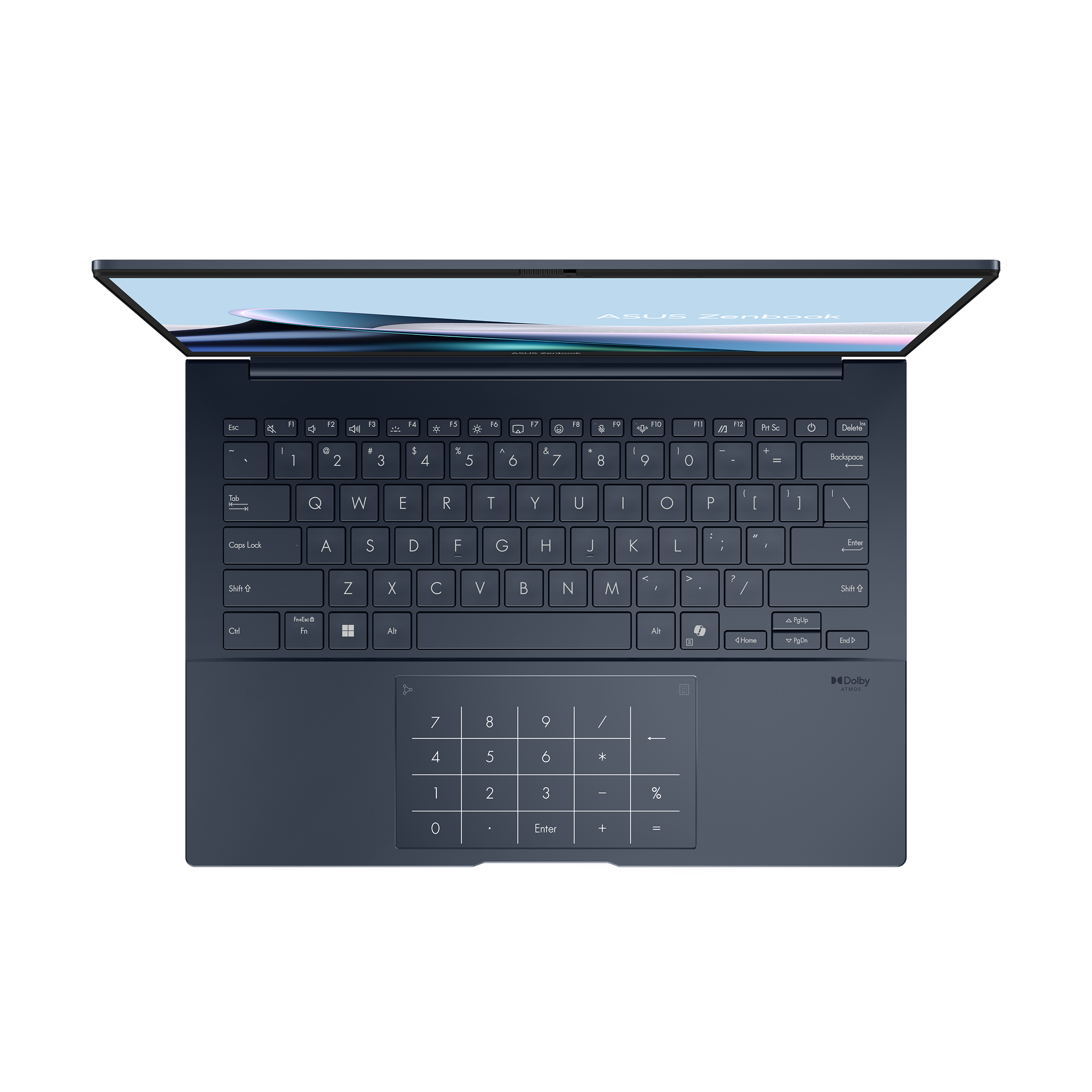 ASUS Zenbook 14 OLED Light Weight Laptop Intel vPro Enterprise Intel Core Ultra 9 Processor 285H Up to 5.4 GHz 14 Inch 3K (2880 x 1800) OLED TOUCH Ponder Blue - Windows 11 Home