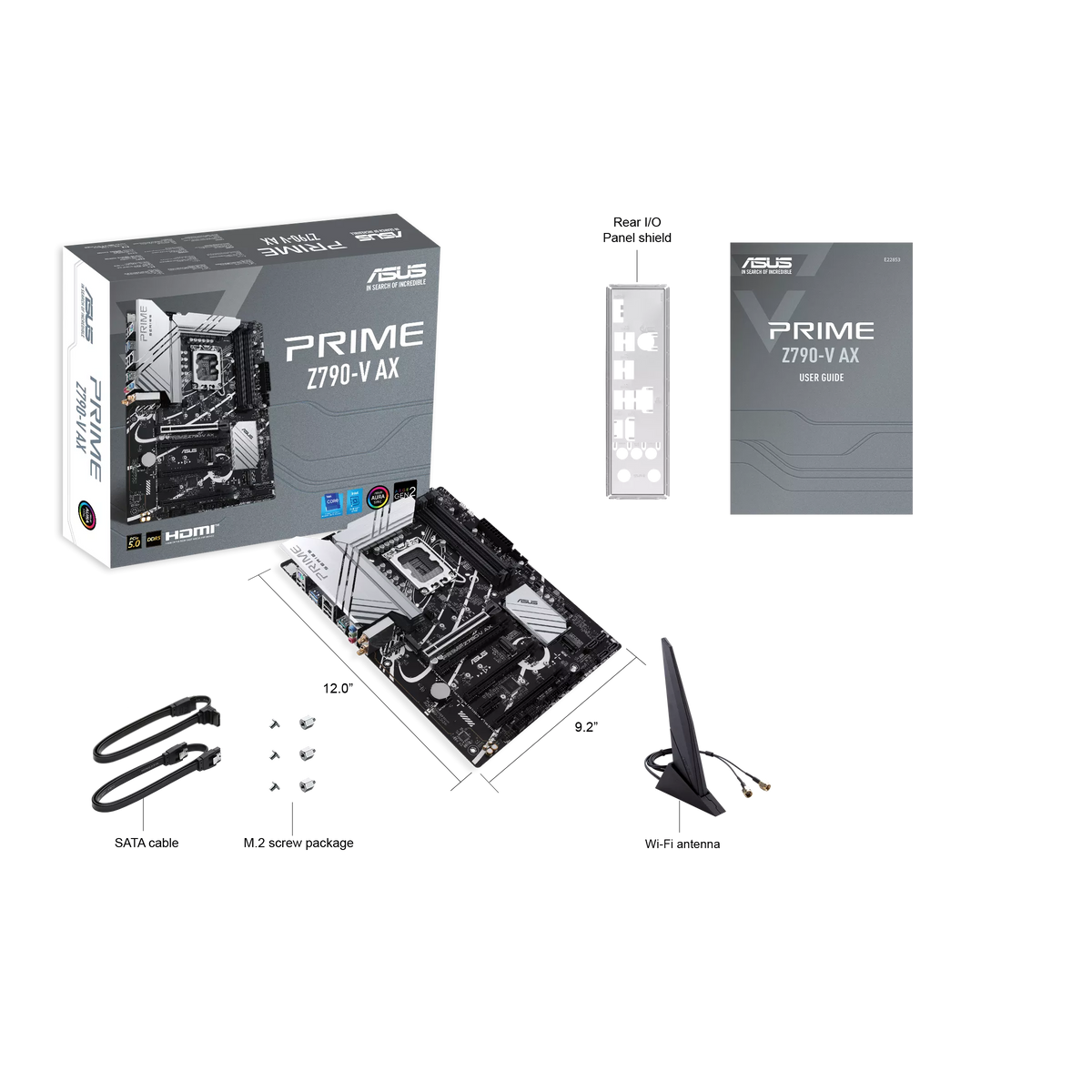 ASUS PRIME Z790-V AX  Intel® Socket LGA1700 Motherboard