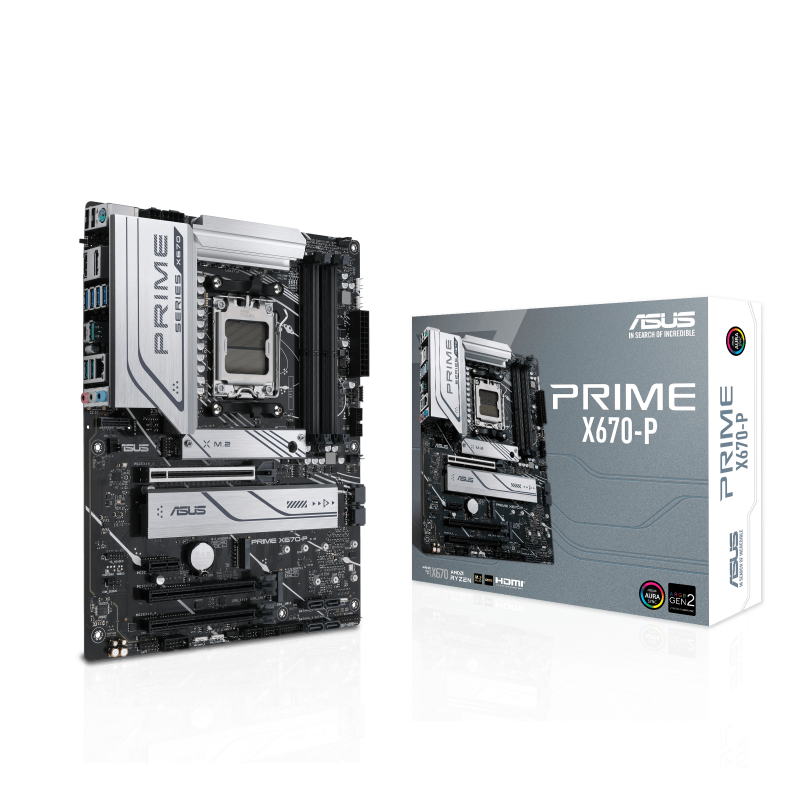 Asus Prime X670-P AMD AM5 DDR5 ATX Motherboard