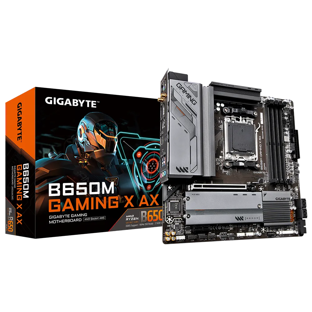 Gigabyte B650M GAMING X AX - WIFI AMD Ryzen 7000 Series Motherboard