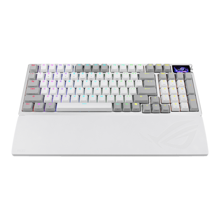 ASUS ROG M901 AZOTH 96 HE 96% WIRELESS ANALOG GAMING KEYBOARD - WHITE
