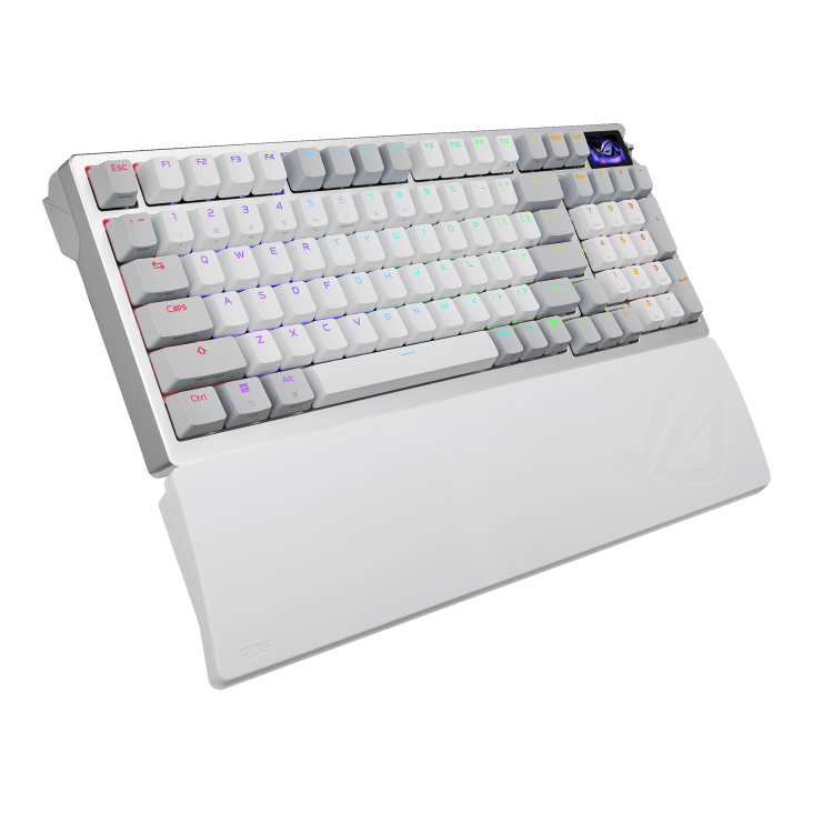 ASUS ROG M901 AZOTH 96 HE 96% WIRELESS ANALOG GAMING KEYBOARD - WHITE