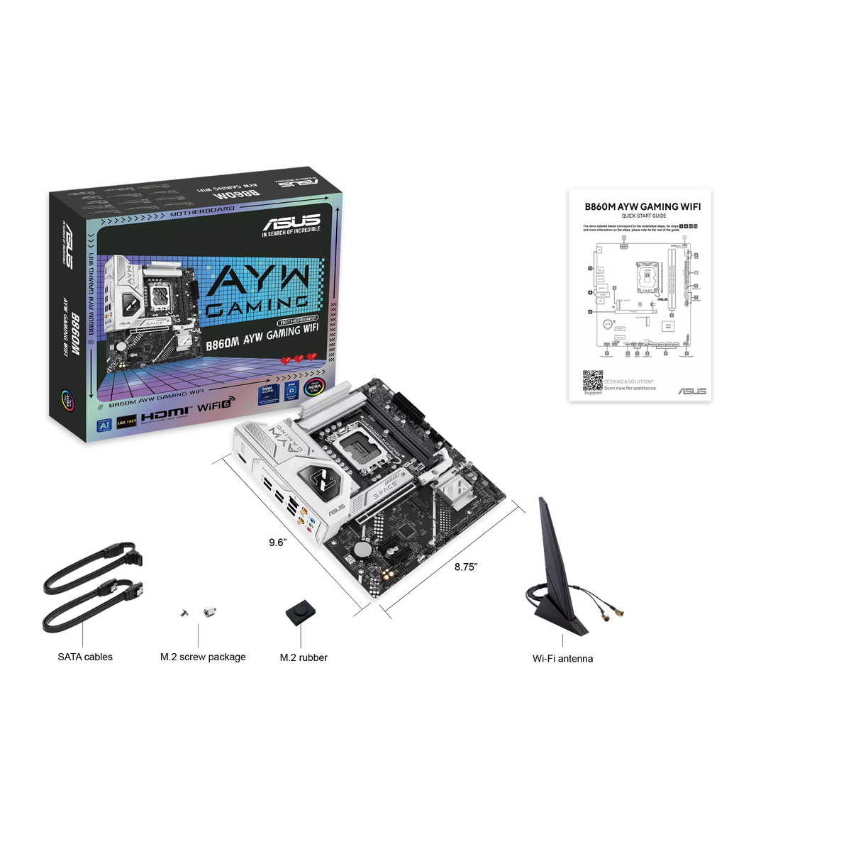 ASUS B860M AYW GAMING WIFI INTEL LGA1851 Motherboard
