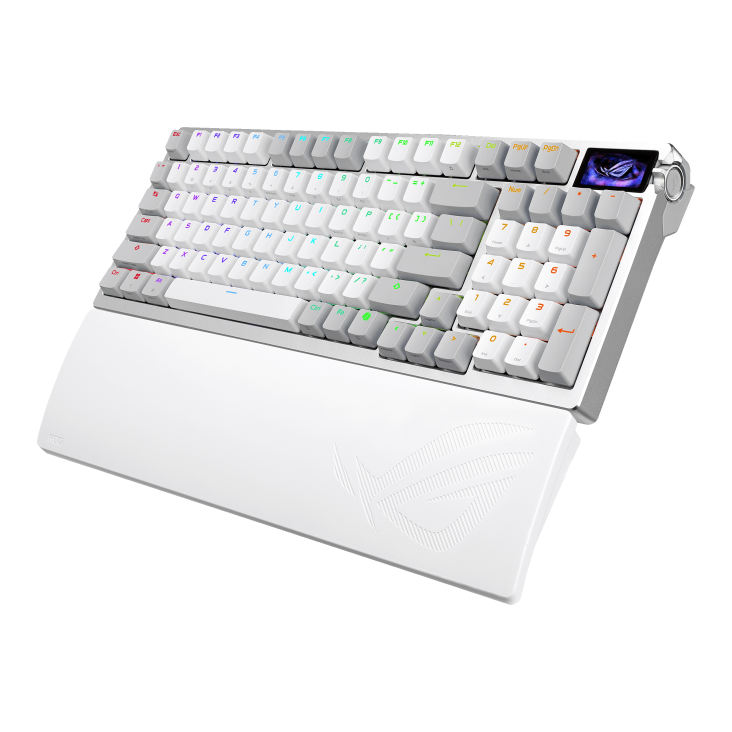 ASUS ROG M901 AZOTH 96 HE 96% WIRELESS ANALOG GAMING KEYBOARD - WHITE