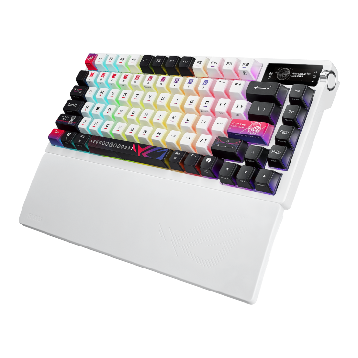 ASUS ROG M704 AZOTH X 75% WIRELESS MECHANICAL GAMING KEYBOARD WHITE