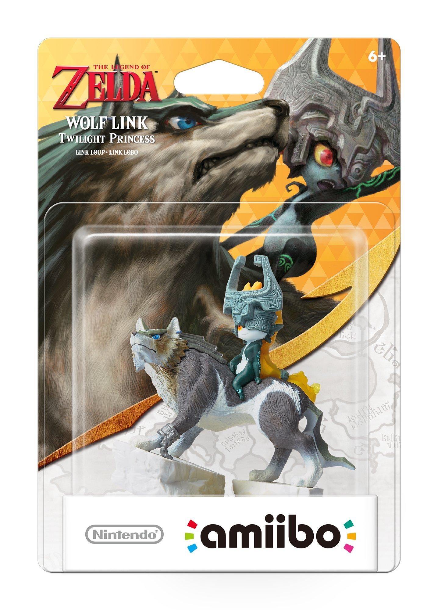 Nintendo Amiibo The Legend of Zelda Wolf Link Figure