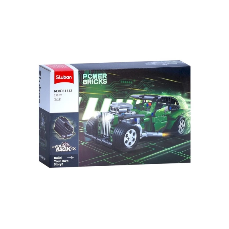 Sluban POWER BRICKS-Vintage car(Pull back) 238pcs