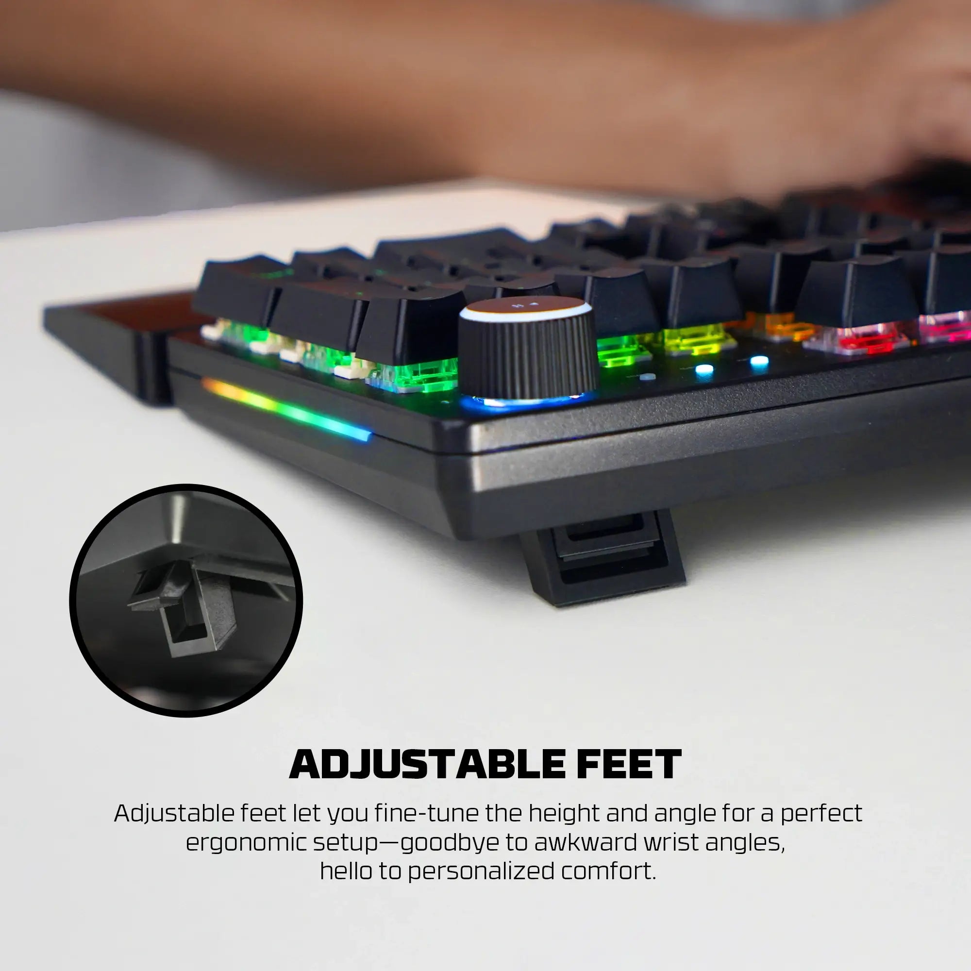 FANTECH MK894 MAX POWER II MECHANICAL GAMING KEYBOARD YALLOW SWITCH