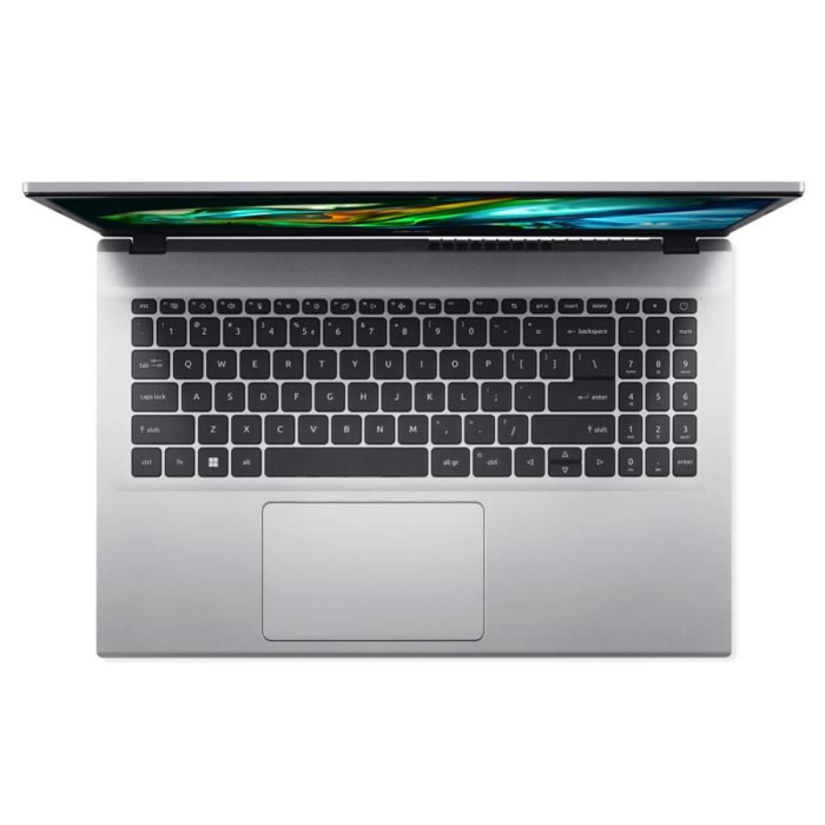 Acer Aspire 3 A315 12th Gen i3-1215U, 8GB Ram, 512GB SSD 15.6-FHD Laptop- Sliver