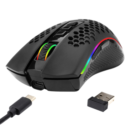 REDRAGON STORM PRO M808 RGB Wireless Gaming Mouse