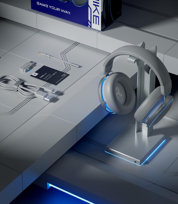 Machenike GX60 TRI MODE HEADSET ANC GREY