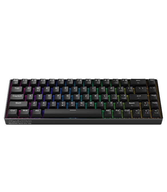 Machenike Raid68 Wired Keyboard Magnet Grey Switch RGB BLACK