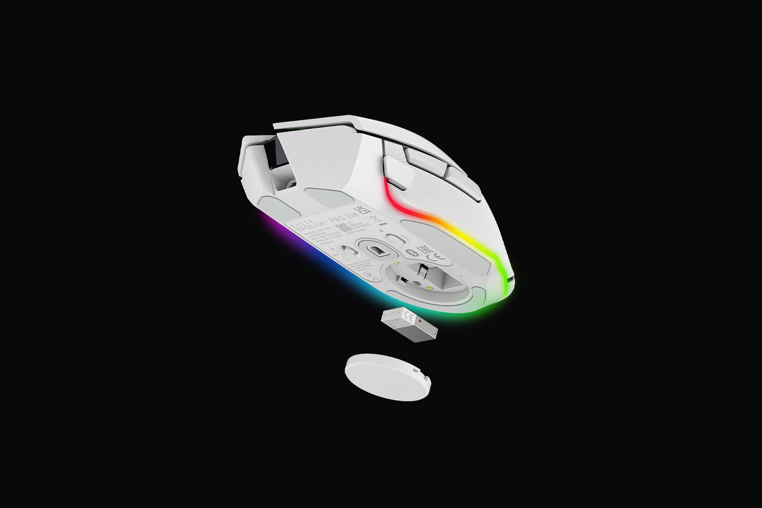 Razer Basilisk V3 Pro 35K Optical RGB Wireless - White