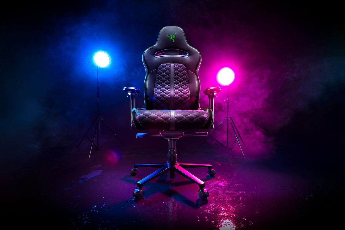 RAZER ENKI PRO PREMIUM GAMING CHAIR - GREEN/BLACK