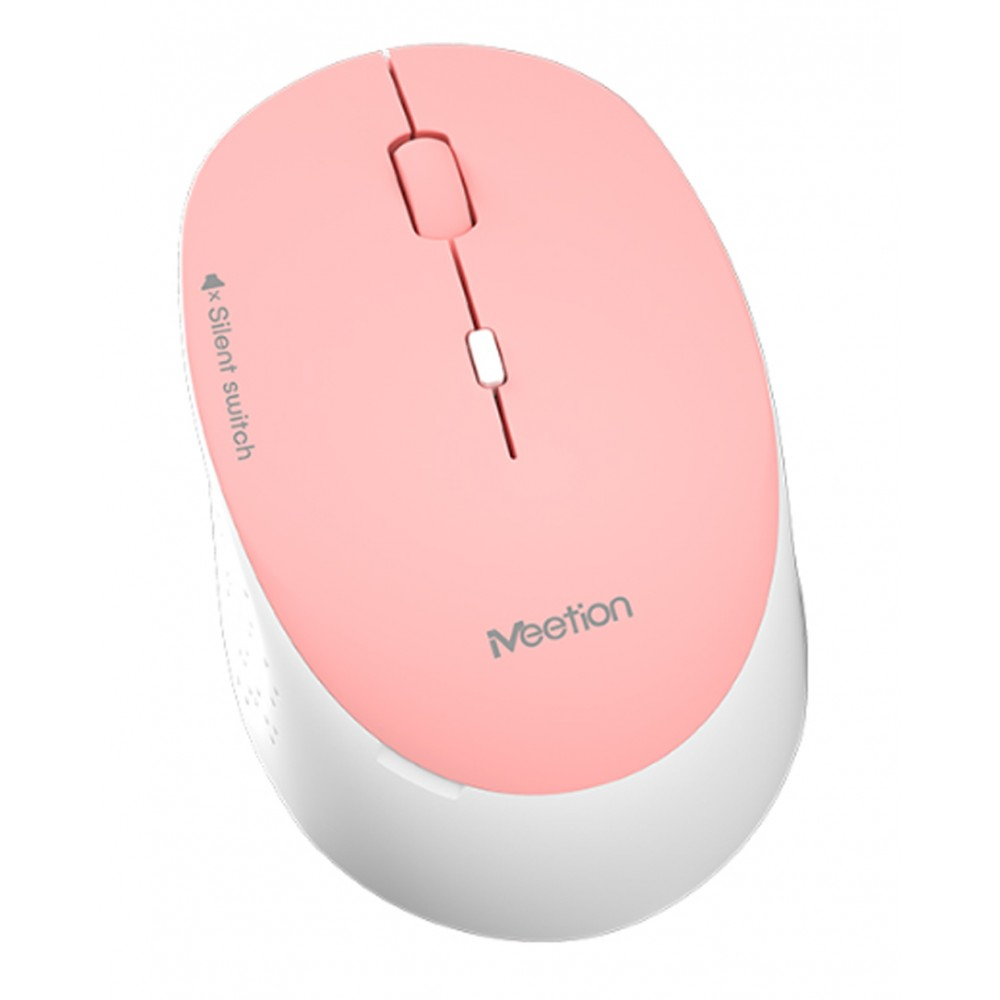MEETION R570 SILENT 2.4GHZ WIRELESS Mouse - Pink