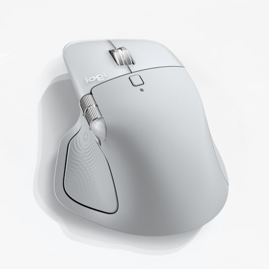 Logitech MX Master 4 Wireless Mouse for Mac in - White Silver