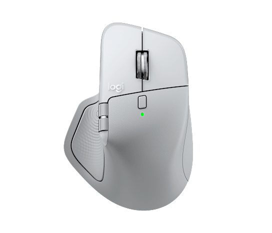 Logitech MX Master 4 Wireless Mouse for Mac in - White Silver Logitech MX Master 4 Wireless Mouse for Mac in - White Silver