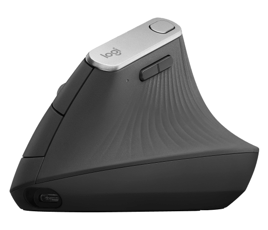 Logitech MX Vertical Ergonomic Wireless Mouse - Black