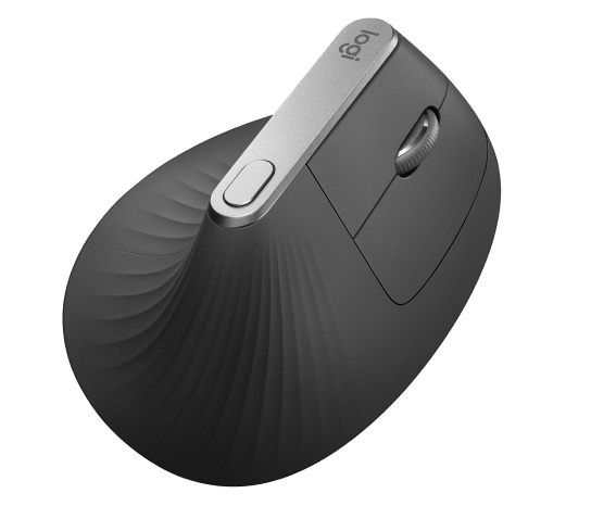Logitech MX Vertical Ergonomic Wireless Mouse - Black