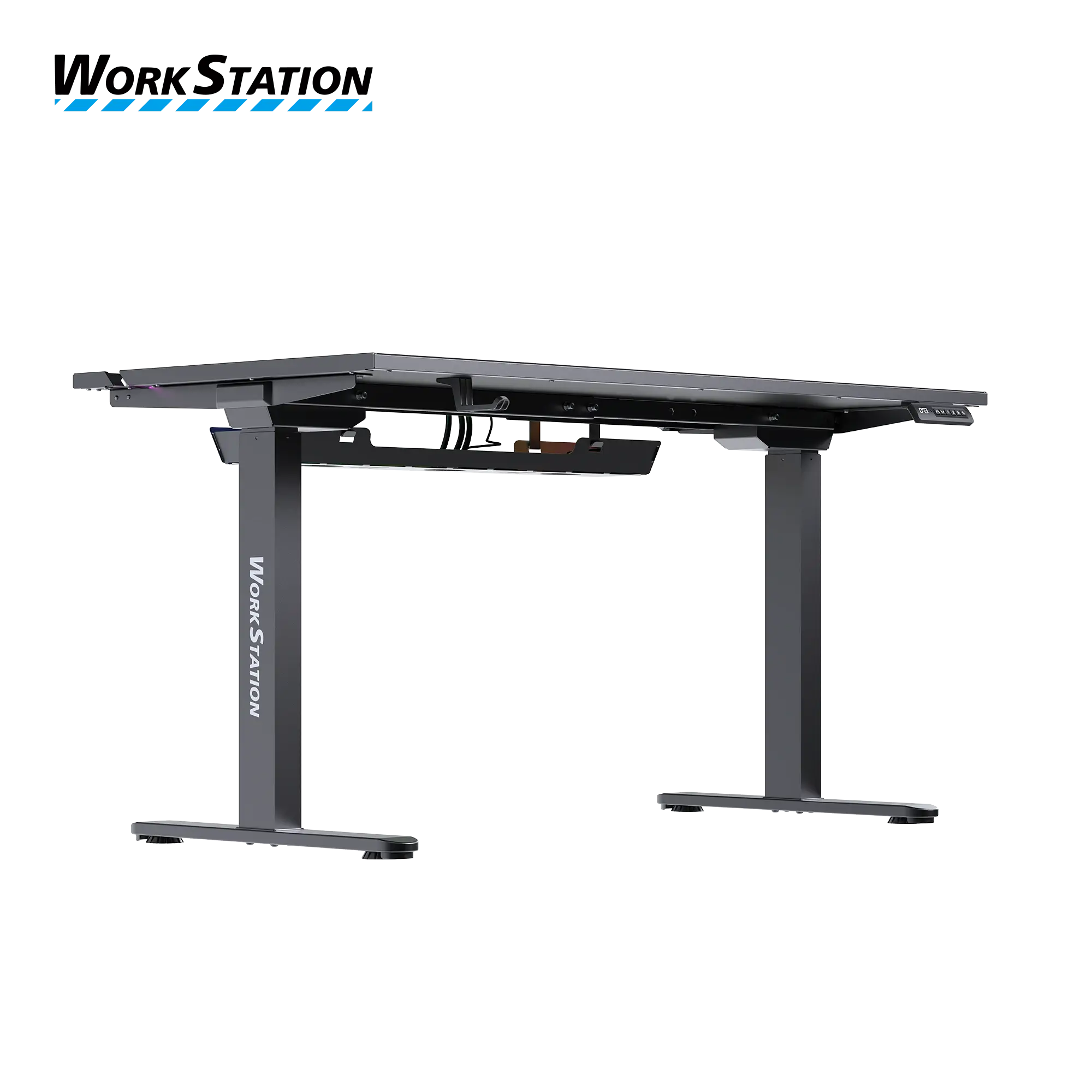 FANTECH DW114 DUBLIN Workstation Dual Motor Adjustable Rising Magnetic Desk - Black