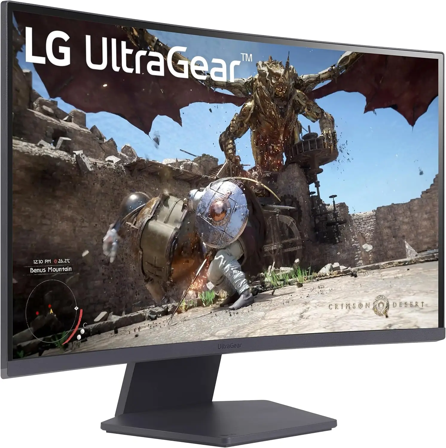 LG 27GS60QC-B 27-inch UltraGear QHD 2K 180Hz 1ms AMD FreeSync HDR10 1000R Curved Gaming Monitor