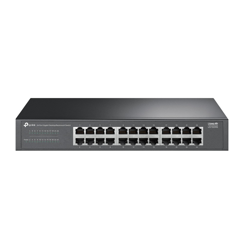 TP-LINK LS1024G 24-Port Gigabit Desktop/Rackmount Switch