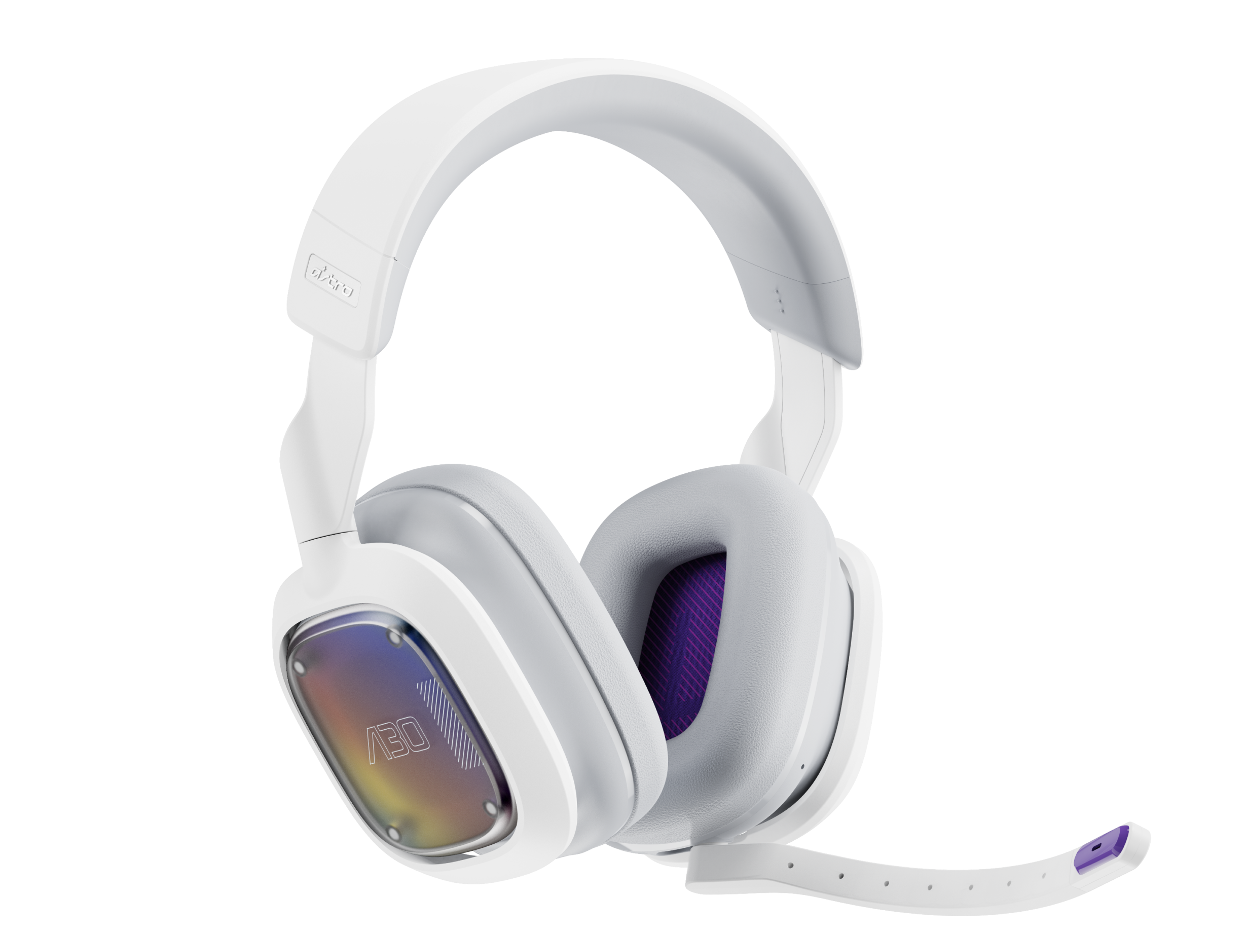 Astro A30 40mm Lightspeed Wireless Gaming Headset - White/Purple