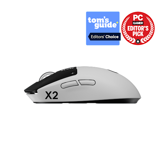 LOGITECH PRO X2 SUPERSTRIKE LIGHTSPEED Wireless Gaming Mouse Color Lunar Eclipse