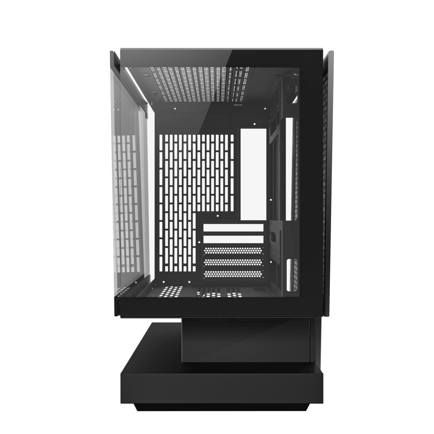 DARKFLASH FLOATRON F1 M-ATX Black PC Gaming Case