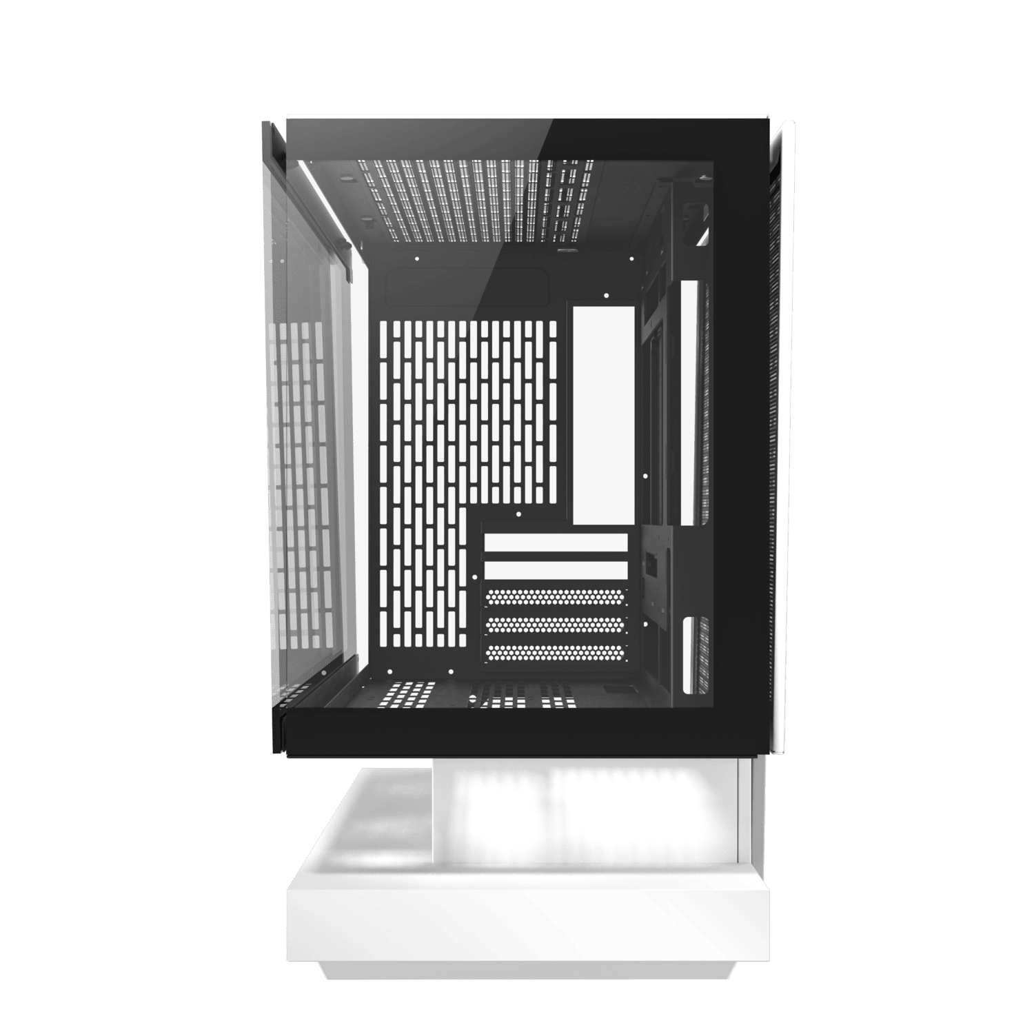 DARKFLASH FLOATRON F1 M-ATX White PC Gaming Case