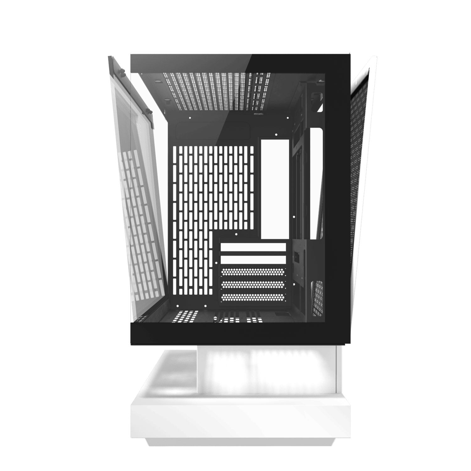 DARKFLASH FLOATRON F1 M-ATX White PC Gaming Case