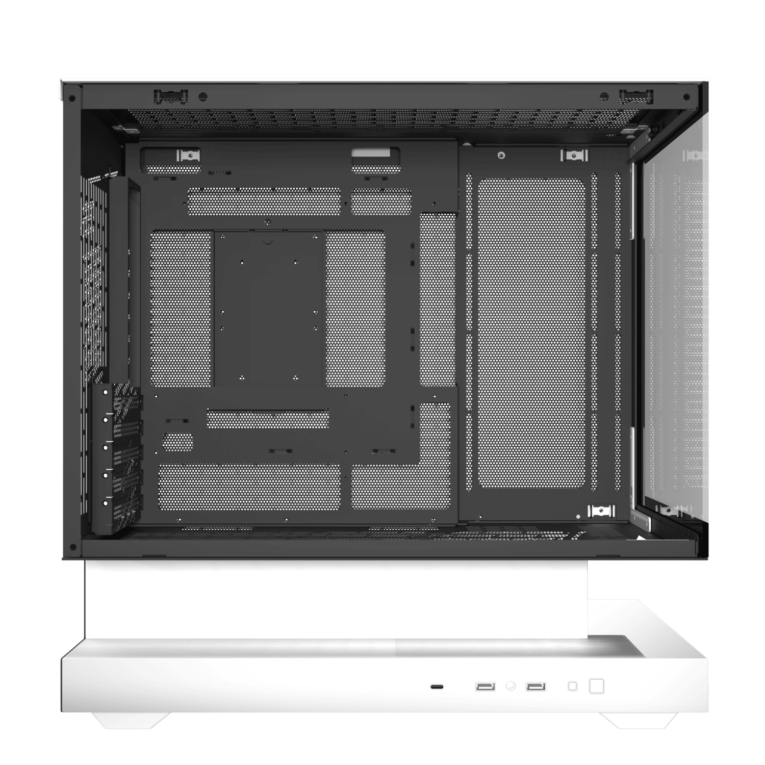 DARKFLASH FLOATRON F1 M-ATX White PC Gaming Case