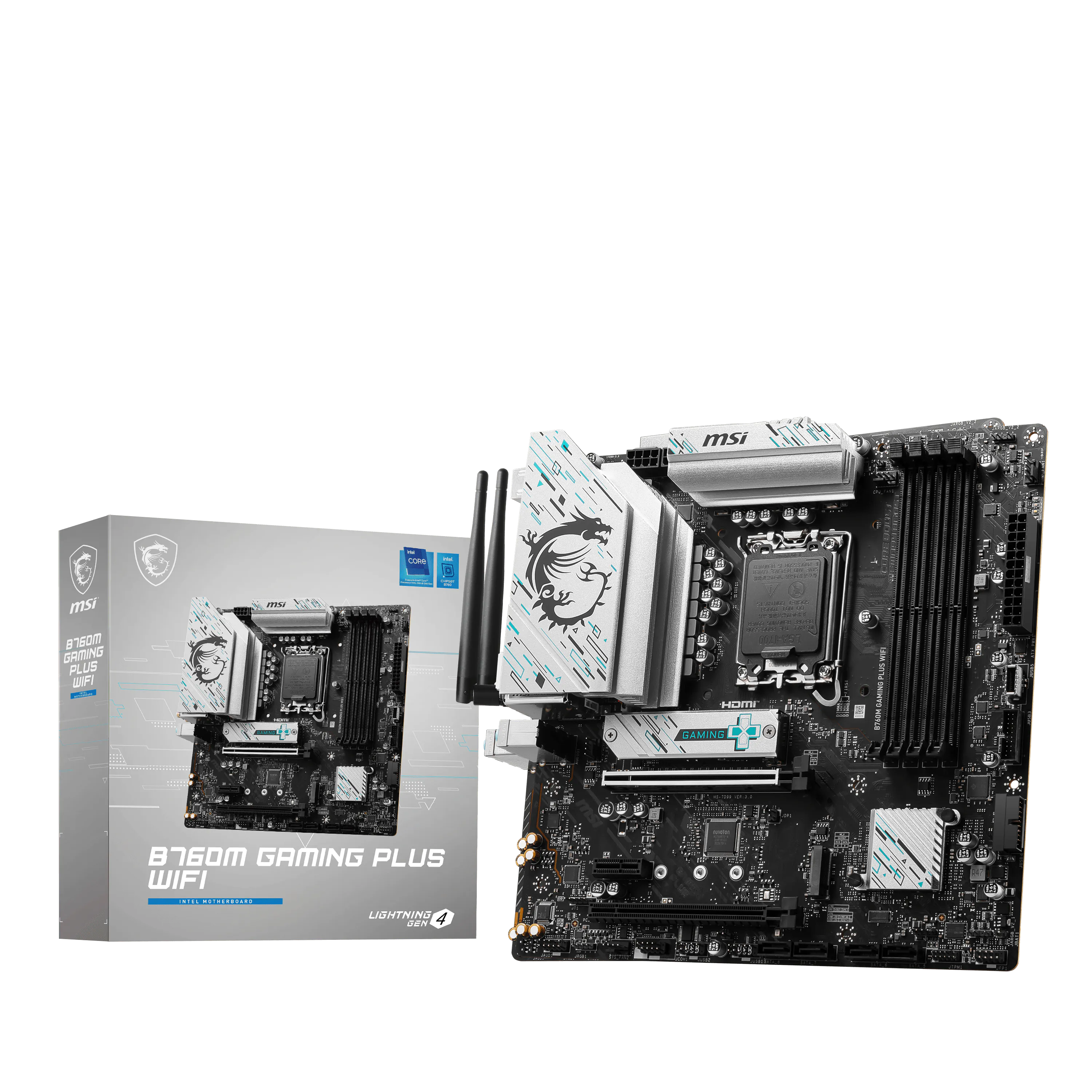MSI B760M GAMING PLUS WIFI 6E MOTHERBOARD