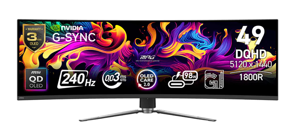 MSI MPG 491CQPX QD-OLED 49