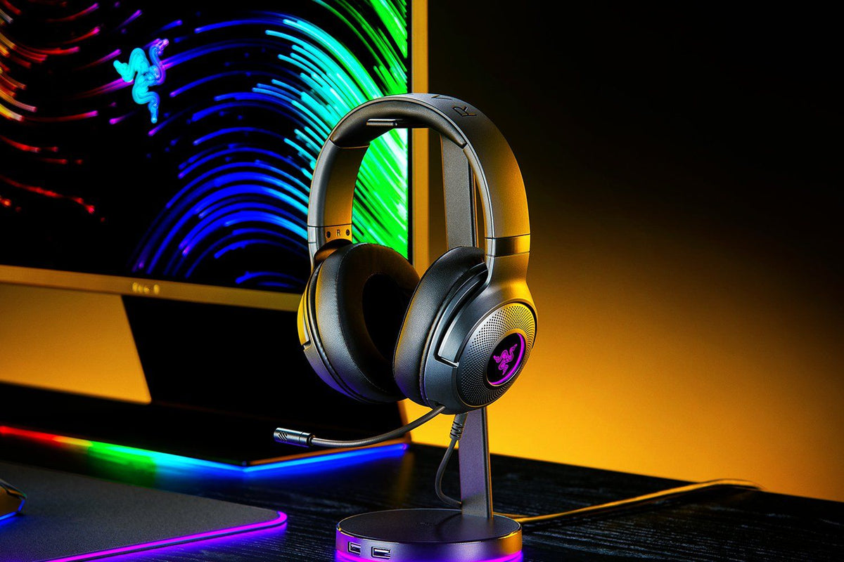 RAZER KRAKEN X V3 LITE WIRED GAMING HEADSET-BLACK COLOR