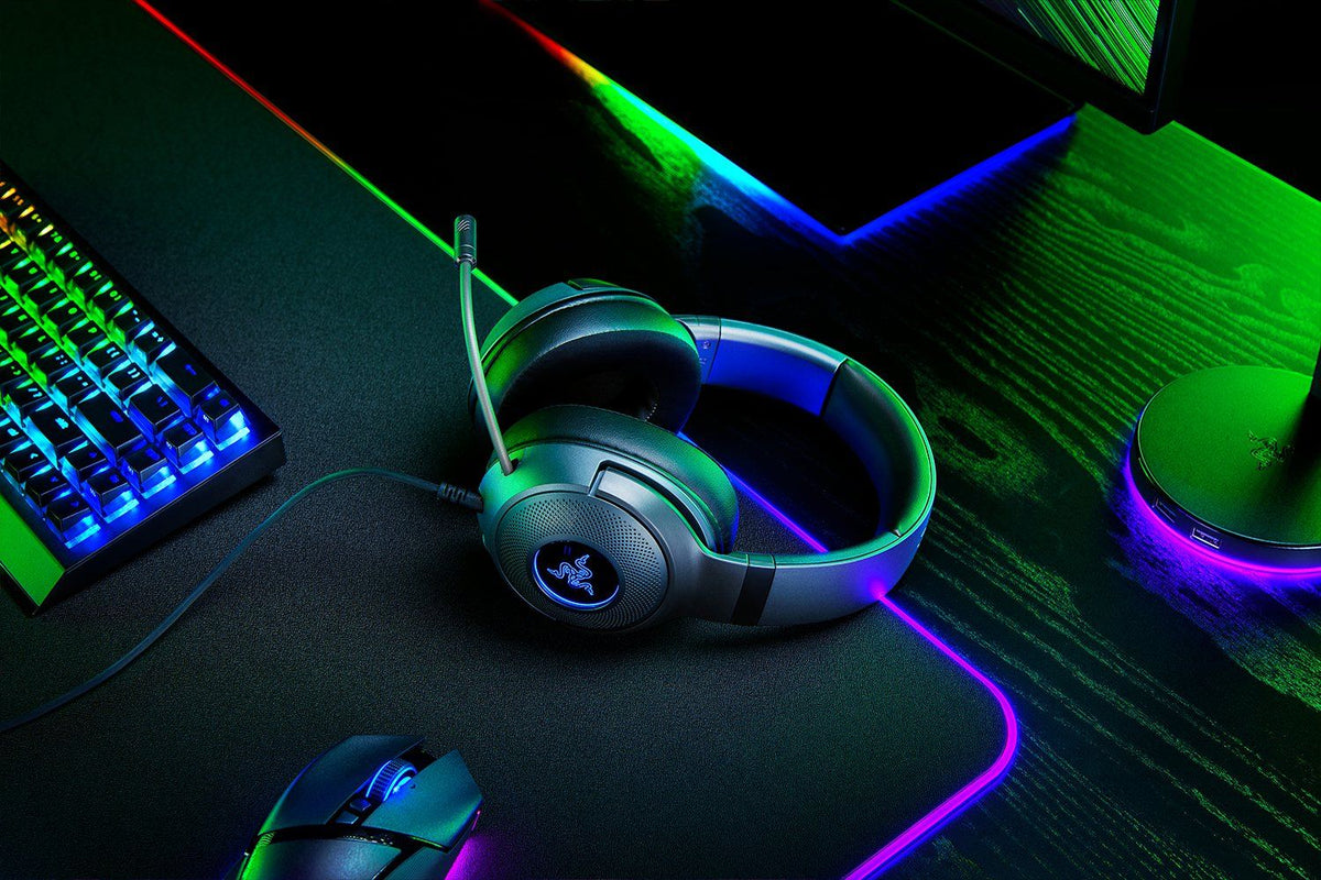 RAZER KRAKEN X V3 LITE WIRED GAMING HEADSET-BLACK COLOR