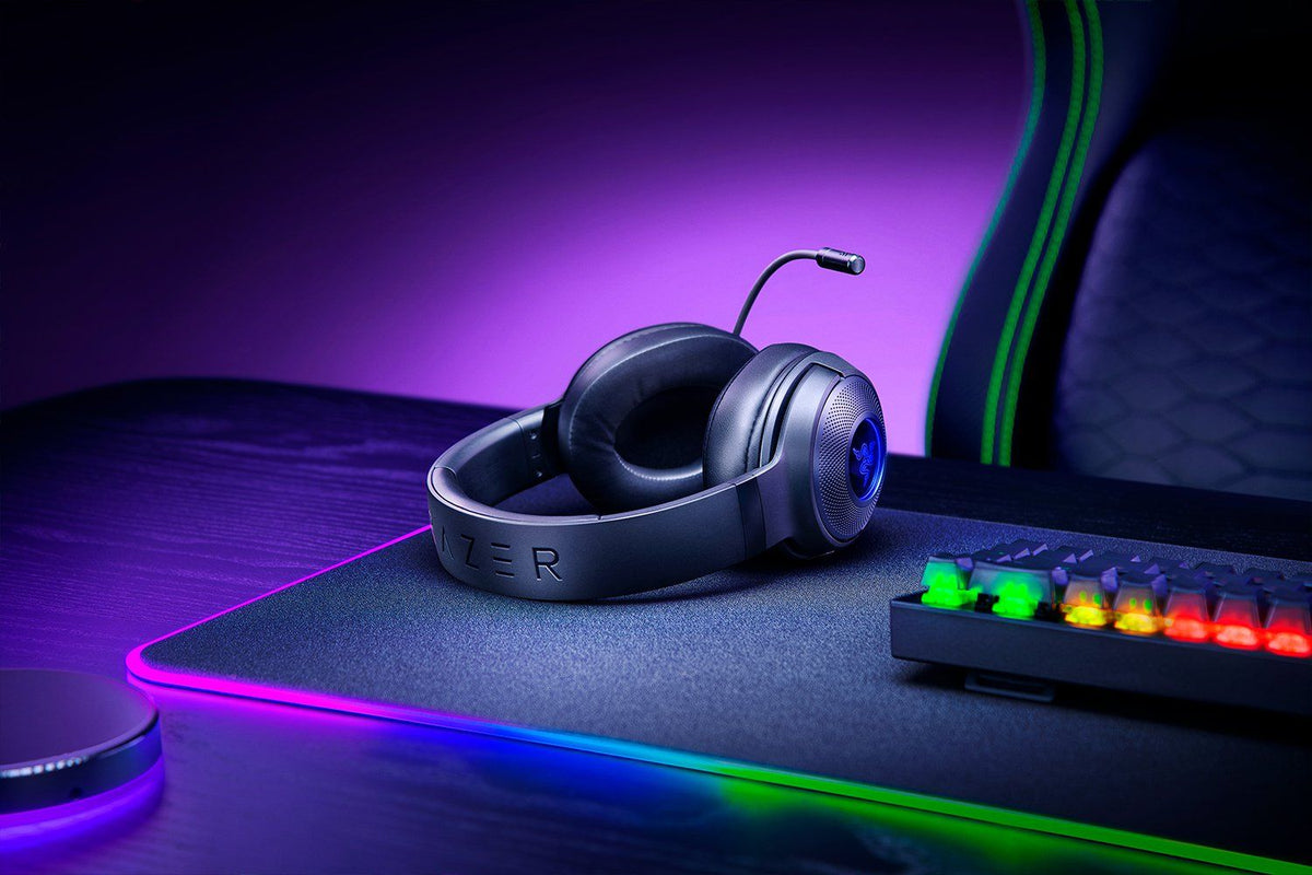 RAZER KRAKEN X V3 LITE WIRED GAMING HEADSET-BLACK COLOR