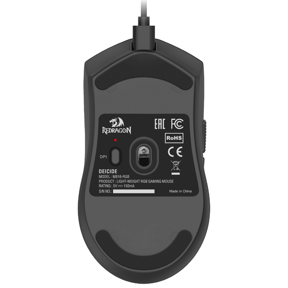 Redragon Deicide M816-RGB Wired Gaming Mouse - Black