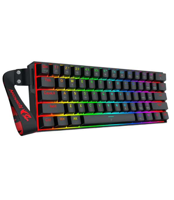 REDRAGON FIZZ MAGNETIC 60% KEYBOARD - BLACK