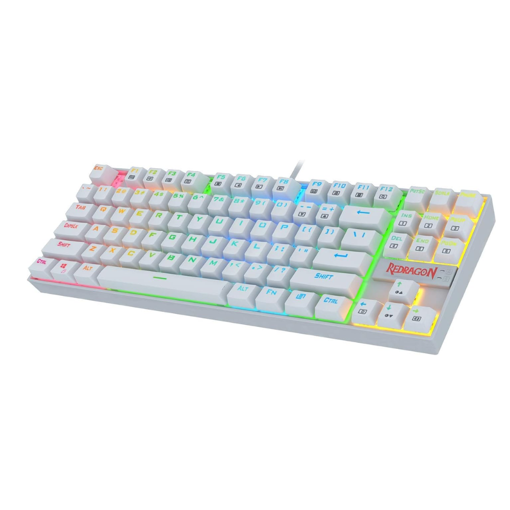 Redragon KUMARA K552 RGB-1 Wired Gaming Keyboard - White