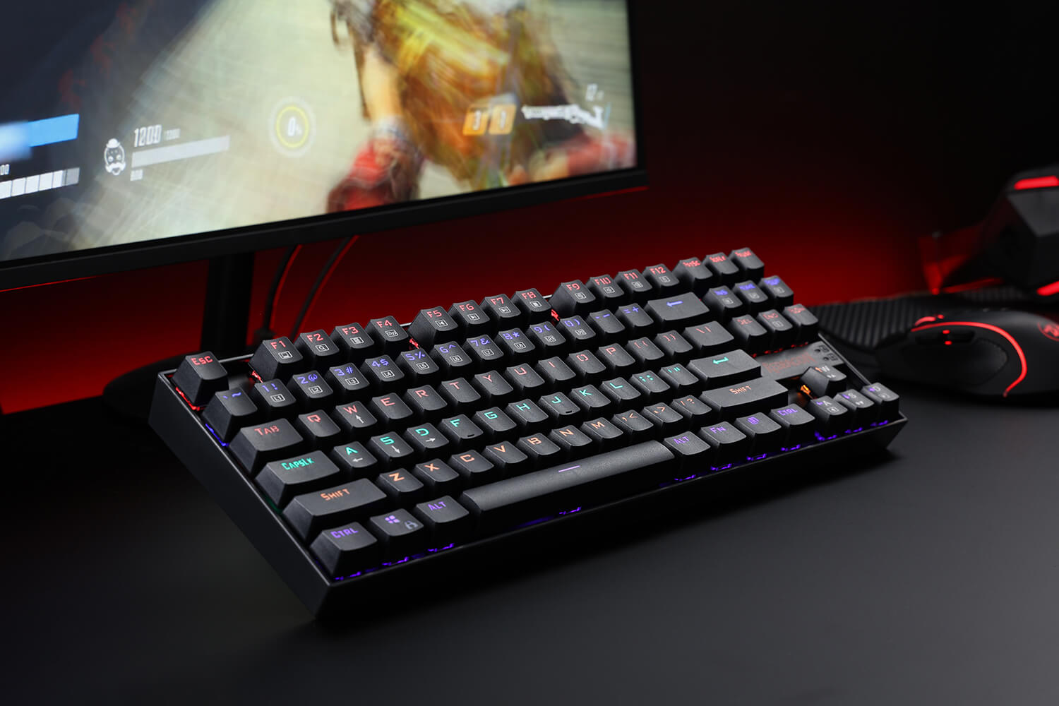 Redragon KUMARA K552 RGB-2 Wired Gaming Keyboard - Black