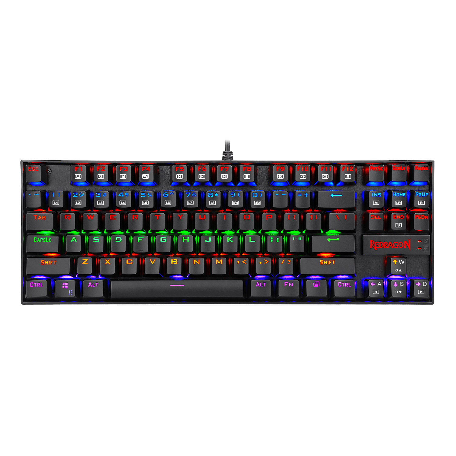 Redragon KUMARA K552 RGB-2 Wired Gaming Keyboard - Black