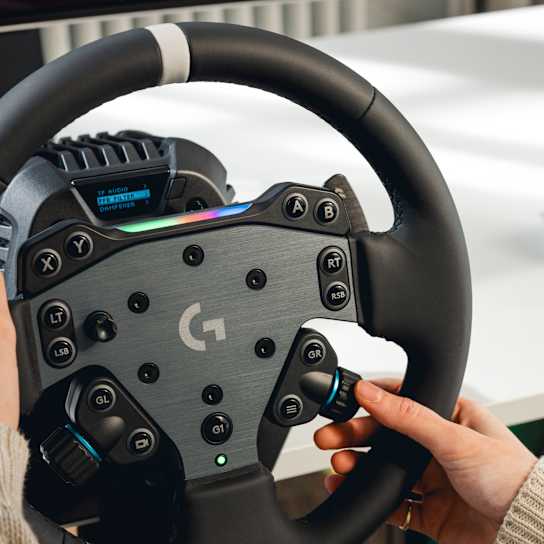 Logitech Steering Wheel Bundle – RS50 System + RS Pedals + Shifter + Racing Adapter