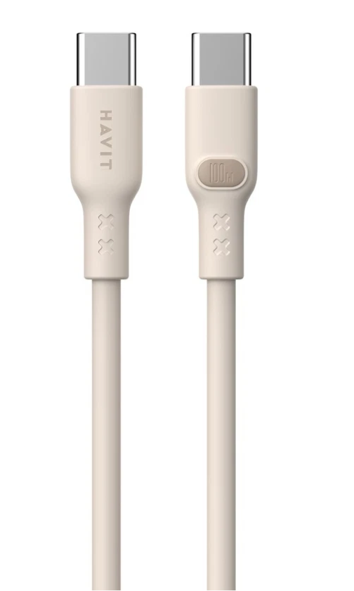 HAVIT CB6284 USB-C to USB-C Silicon Cable 2m