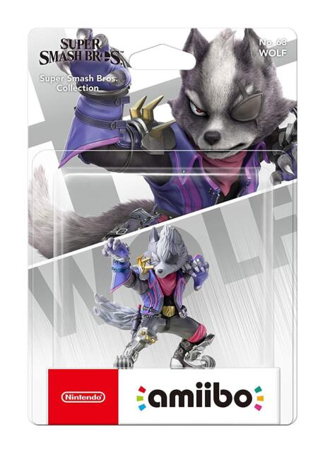 Nintendo Amiibo Wolf No. 63 - Super Smash Bros.